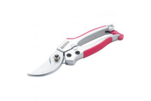 FIRST CUT PINK BYPASS SECATEURS WITH METAL HANDLE