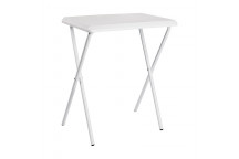 TABLE FOLDING POLY SILVER CONTOUR