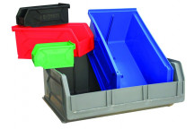 BLACK STORAGE BIN 108X185X70MM