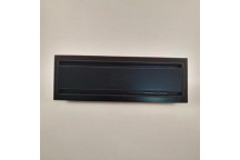 GIO STAINLESS STEEL SOLID MATT BLACK CHANNEL SHOWER GRATE 250MM