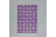 CRAFT LILAC DAISY FAUX LEATHER A5