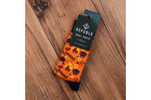 REPUBKL BRAAI ORANGE LEISURE SOCKS