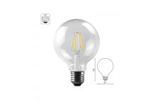 OLITE TRANSPARENT DIMMABLE E27 LED FILAMENT BULB G95 5W