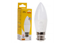 RADIANT LED BULB CANDLE B22 7W 3000K