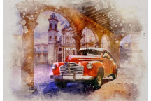 OLD TOWN CRUISER DECOUPAGE A4