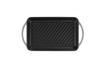 CHEF COOKWARE CHEF GRILL PLATE CAST IRON GREY