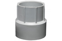 ADDAPTOR FEMALE PVC WHITE 40MM.