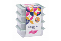 CONTOUR SAGE PLASTIC CONTAINER SET 4X425ML
