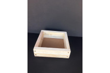 WOOD SQUARE PALLET BOX 170X170X50MM