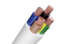 A FLEXIBLE, GENERAL-PURPOSE PVC-INSULATED POWER CABLE WITH FOUR CONDUCTORS PLUS