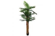 THREE STEM ARTIFICIAL PALM TREE IN POT 2.1M