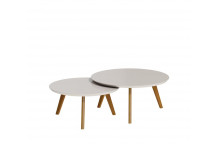 ROUND OFF WHITE CLASSIC CENTRE TABLE