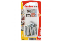 FISCHER SQUARE HOOK WALLPLUG & HOOK 8PER PACK