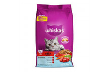 WHISKAS DRY ADULT STERILISED CAT FOOD BEEF 2.7KG