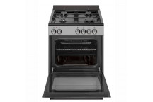 DEFY STAINLESS STEEL 4 BURNER GAS & ELECTRIC STOVE AND OVEN