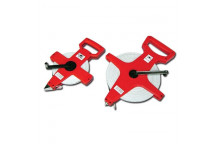 MITCO ROSS TAPE MEASURE FIBRE 50M BLACK OR RED.