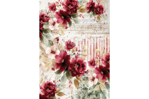 CHERISHED BLOOMS DECOUPAGE A4
