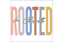 ROOTED IN CHRIST VINYL CRAFT UV DTF STICKER