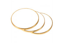 GOLD MARBLE COASTER 4PIECE