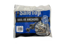SAFETOP NAIL IN ANCHORS 8X75MM 50PER PACK
