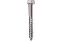 SAFETOP ZINC HEXAGON COACH SCREW 10X150MM 5PER PACK