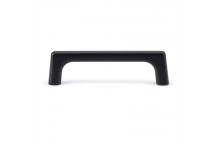 MATT BLACK MODERN D HANDLE 96MM