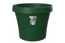SEBOR DARK GREEN PLASTIC POT 30CM