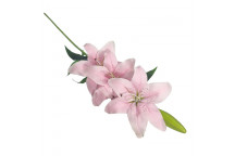 LIGHT PINK LILY ARTIFICIAL FLOWER 95CM