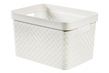 TERRAZZO WHITE STORAGE BASKET 17L