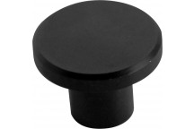 MATT BLACK FLAT BUTTON KNOB 30MM