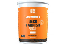 COLORTONE TEAK MATT WATERBASED EXTERIOR DECK VARNISH 5L