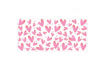 PINK HEARTS WRAP VINYL CRAFT UV DTF STICKER