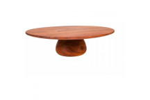 WOODEN CAKE STAND
