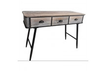 METAL/WOOD SERVER/DESK 118X46X81CM