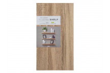 DECOR HALLOW LIGHT OAK WOOD FLOATING SHELF 450X250X38MM