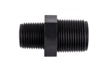 INSERT NIPPLE REDUCING BARREL NYLON BLACK 25X20MM