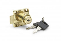 SAMSON LOCK DRAWER LOCK BRASS PLATED 40MM