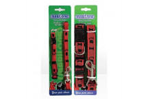 MARLTONS ASSORTED PET COLLAR AND LEAD ADJUSTABLE 20MM