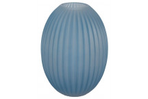 OPTIC SKY BLUE VASE 30X10CM