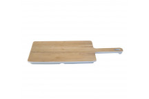 NATURE NEUTRAL MELAMINE CUTTING BOARD 35X19X1.5CM