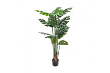 MONSTERA THIN STEM ARTIFICIAL TREE IN POT 1.4M