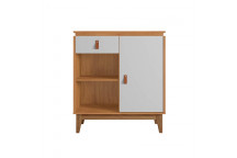RUBI BUFFET CABINET CEDAR WHITE 1XDOOR 1XDRAWER