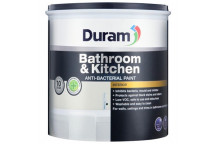 PAINT ACRYLIC ANTI BACTERIAL WHITE BATHROOM & KITCHEN 1L DURAM