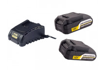 RYOBI CORDLESS CHARGER AND BATTERIES KIT 2X2000MAH