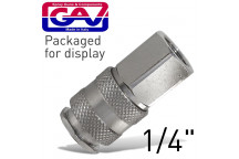 GAV UNIVERSAL QUICK COUPLER 1/4\" FEMALE PACKAGED