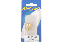 AIR CRAFT BRASS AIR CONNECTOR NIPPLE 1/8X1/8
