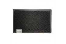 MASTERMAT BLACK MOROCCO EXTERIOR COVERED INTERIOR MAT 450X750MM