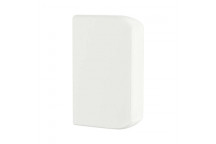 WHITE 1X COMPARTMENT END CAP