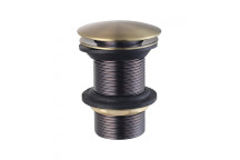 WASTE BASIN UNSLOTED POP UP 211330 32MM GOLD BIJIOU