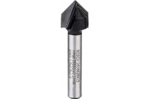 BOSCH 90DEGREE V GROOVE ROUTER BIT D1 12.7MM L 12.7MM G 45MM